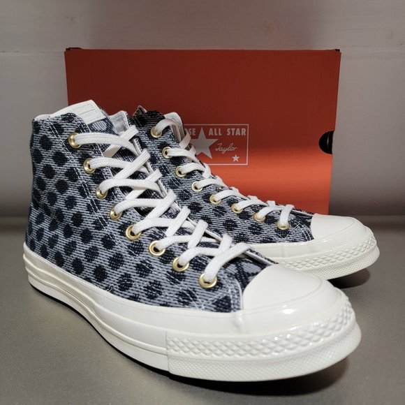 Converse Other - Converse Chuck 70 Hi Black/Gray Pattern Sneakers